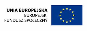 Logotyp Europejski Fundusz Społeczny Unii Europejskiej